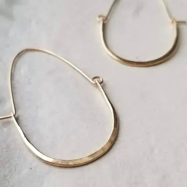 Ginger & Pearl Everyday Gold Hoops
