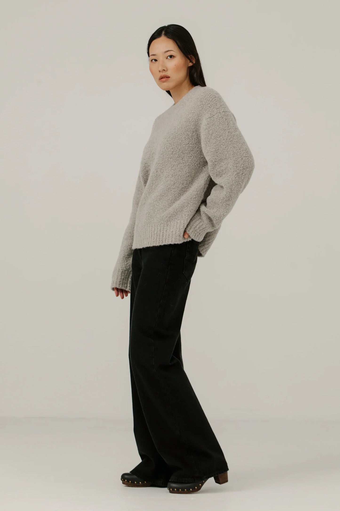 BARE Colette Boucle Crewneck