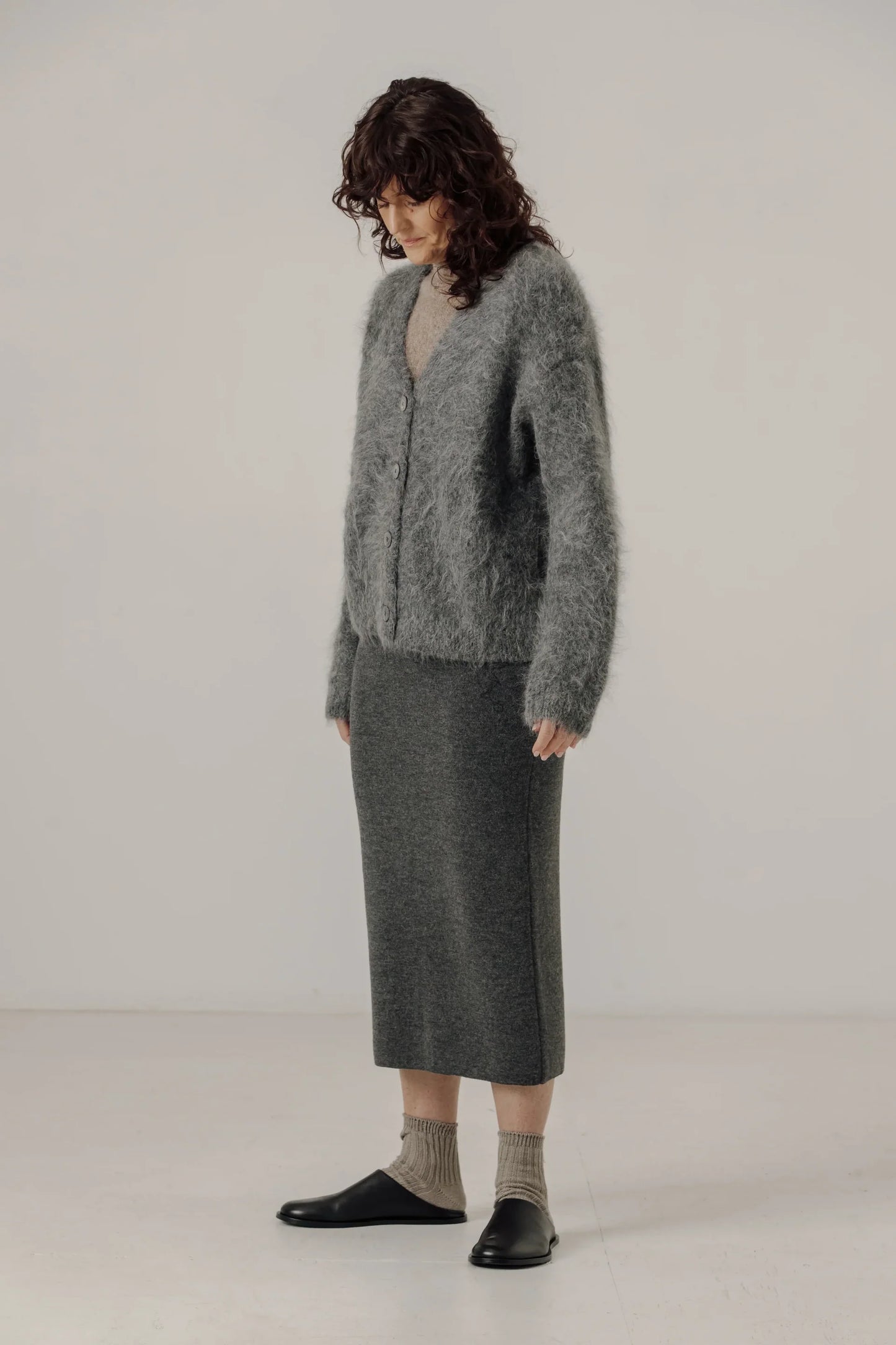 BARE Suri Alpaca Cardigan