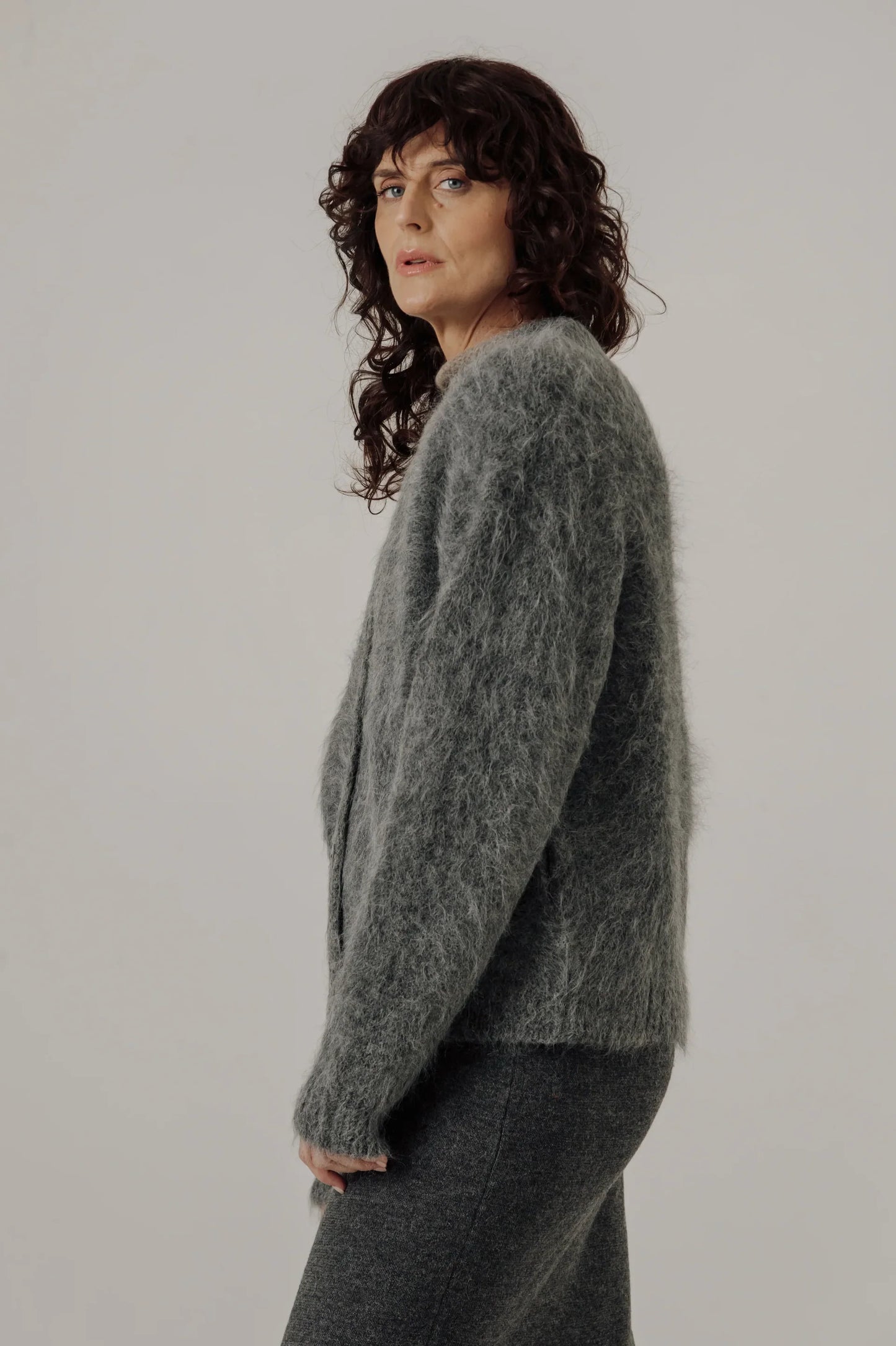 BARE Suri Alpaca Cardigan