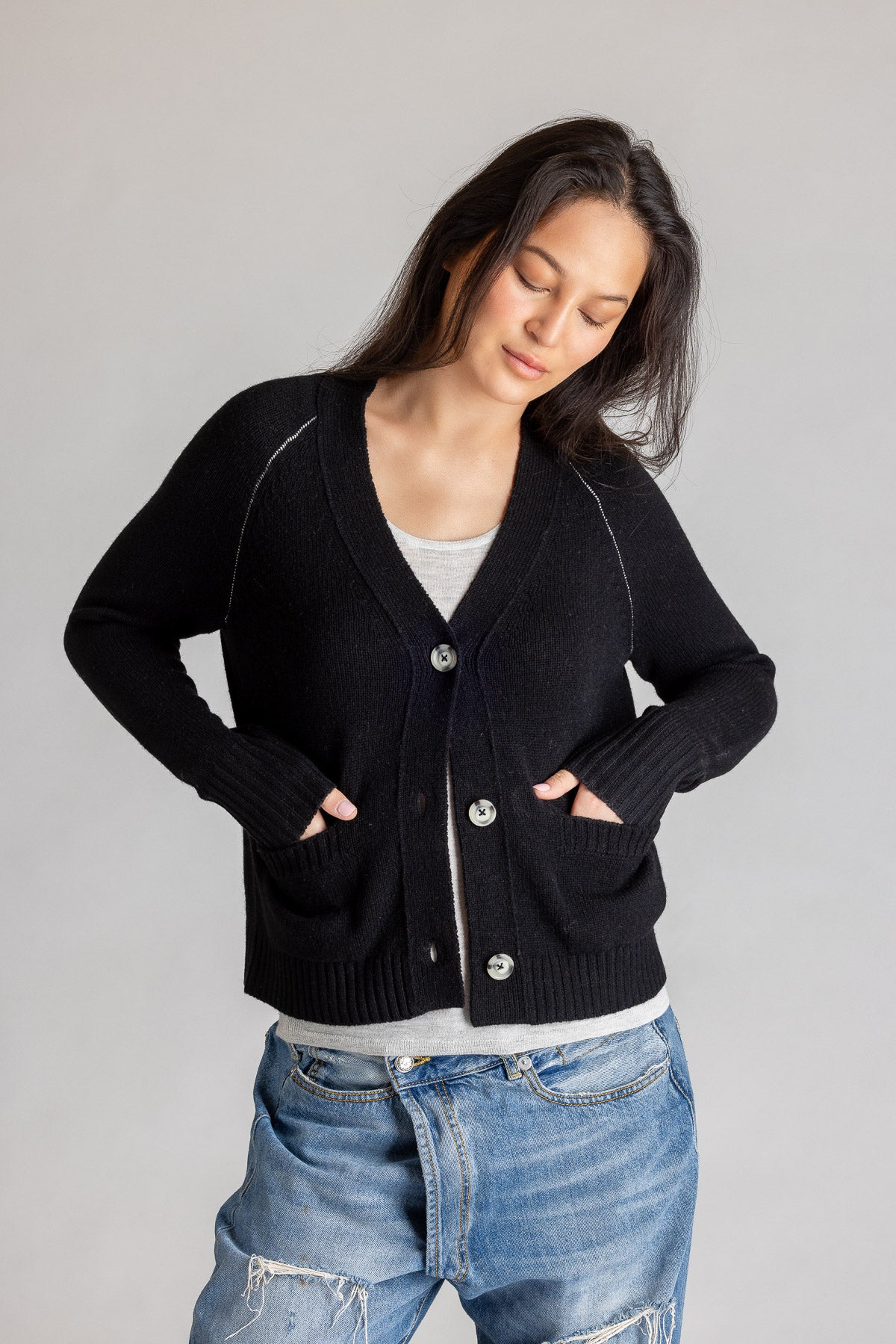 Paychi Guh V-Neck Cardigan