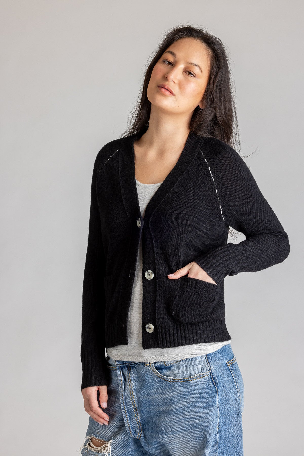 Paychi Guh V-Neck Cardigan