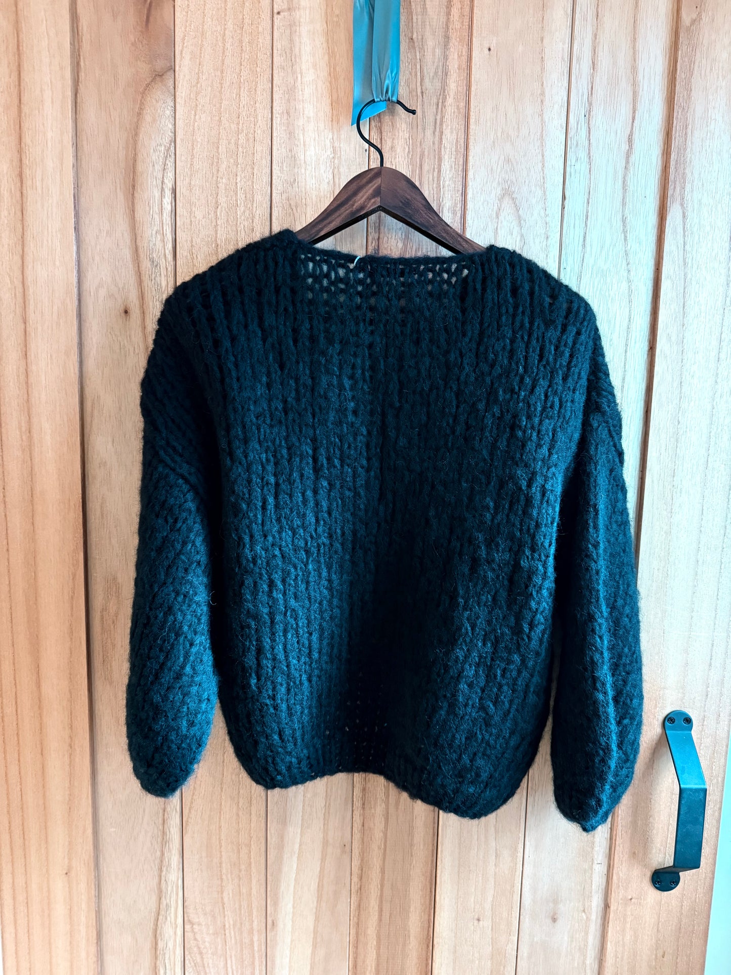 Maiami Fleecy Alpaca Bomber Cardigan