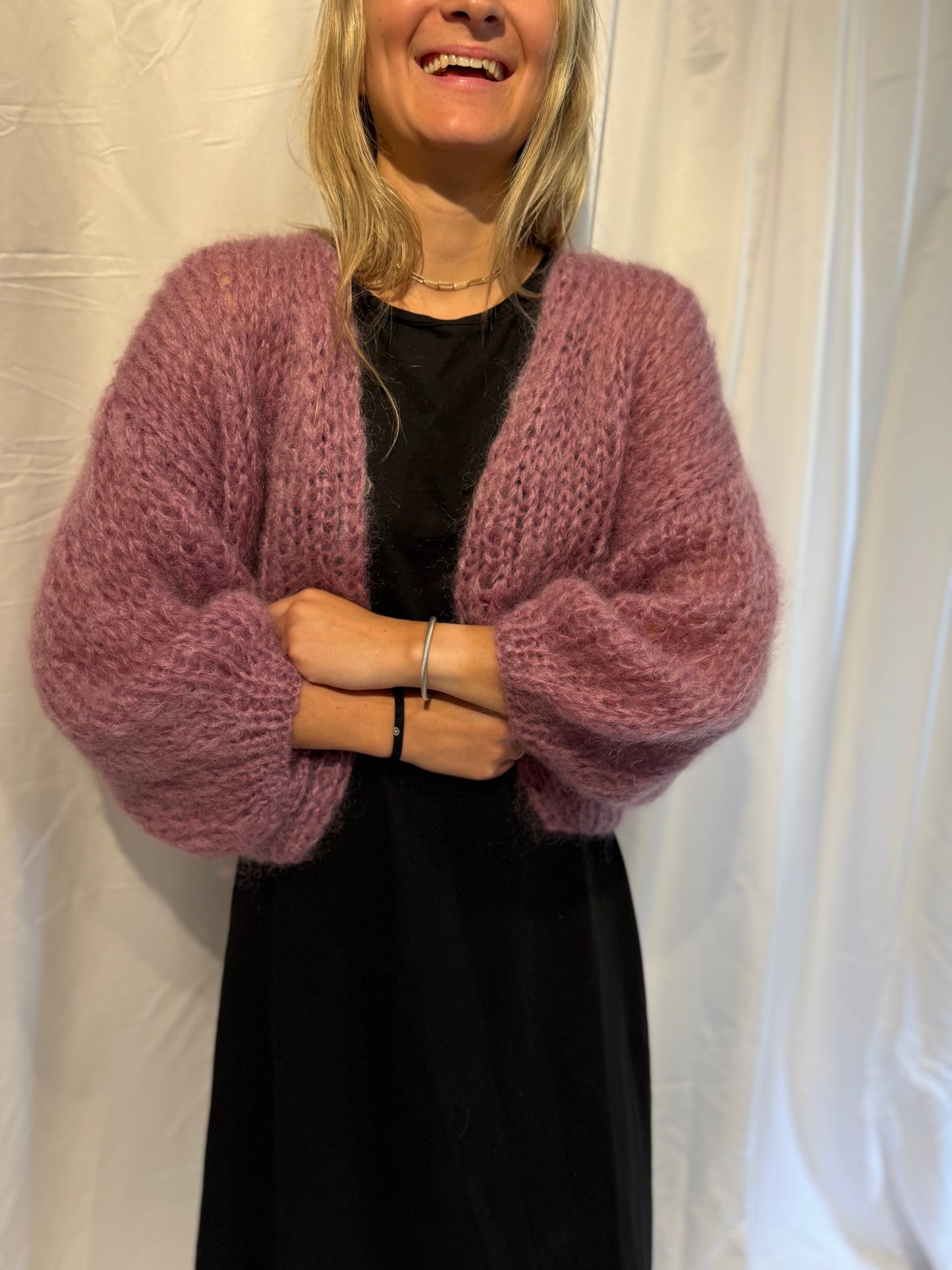 Maiami Mohair Bomber Cardigan