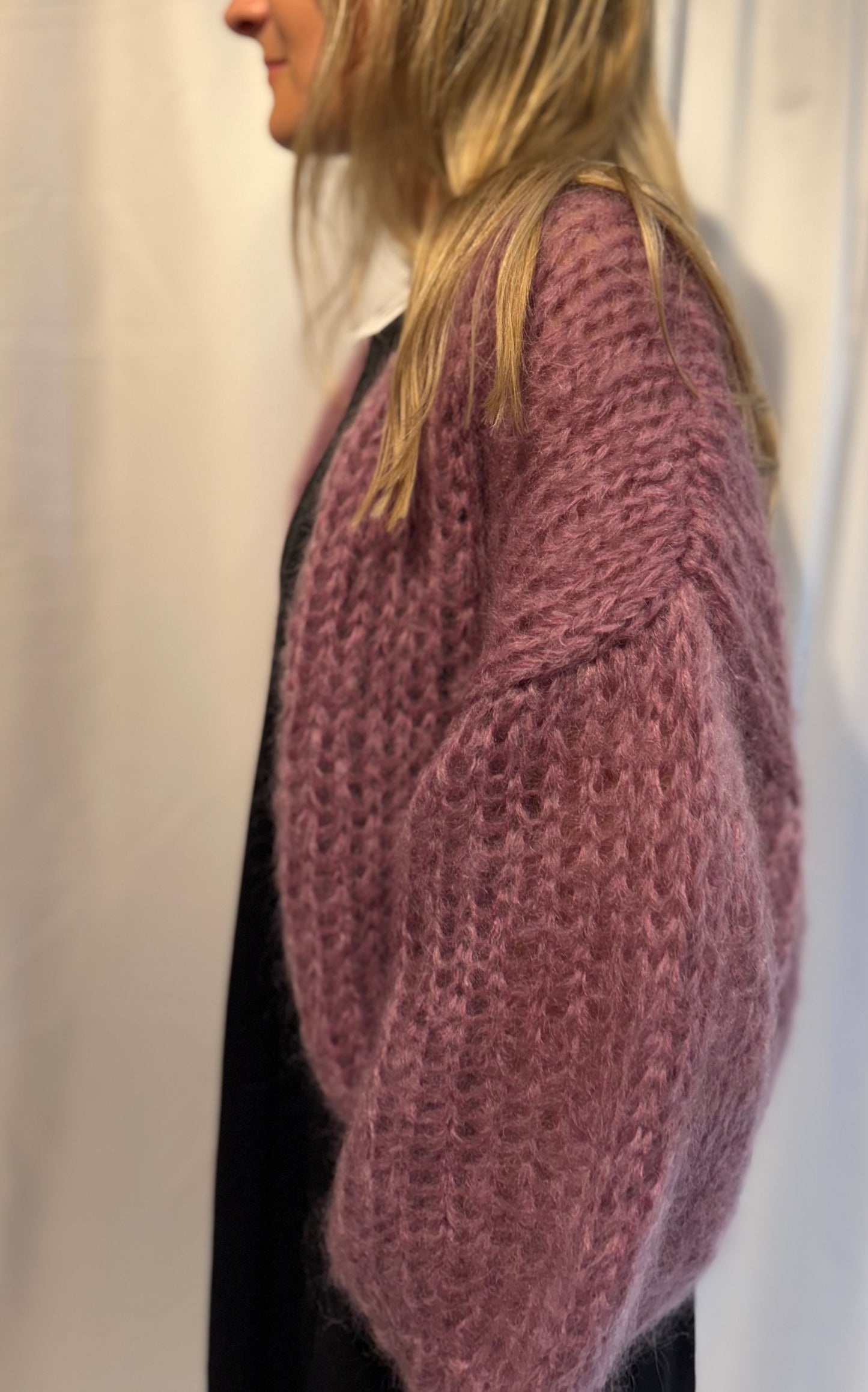 Maiami Mohair Bomber Cardigan