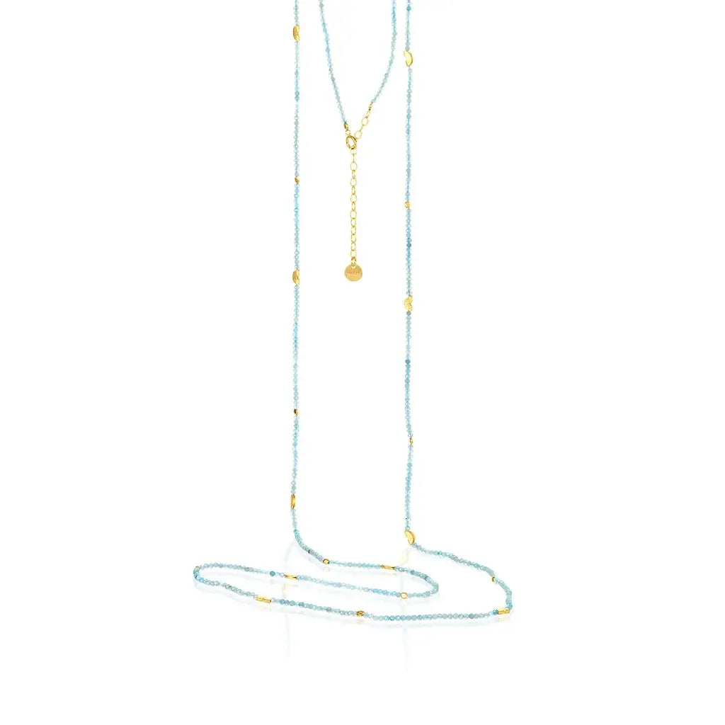 Mabel Chong Aquamarine Beaded Necklace
