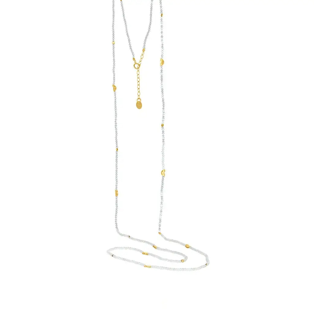 Mabel Chong Aquamarine Beaded Necklace