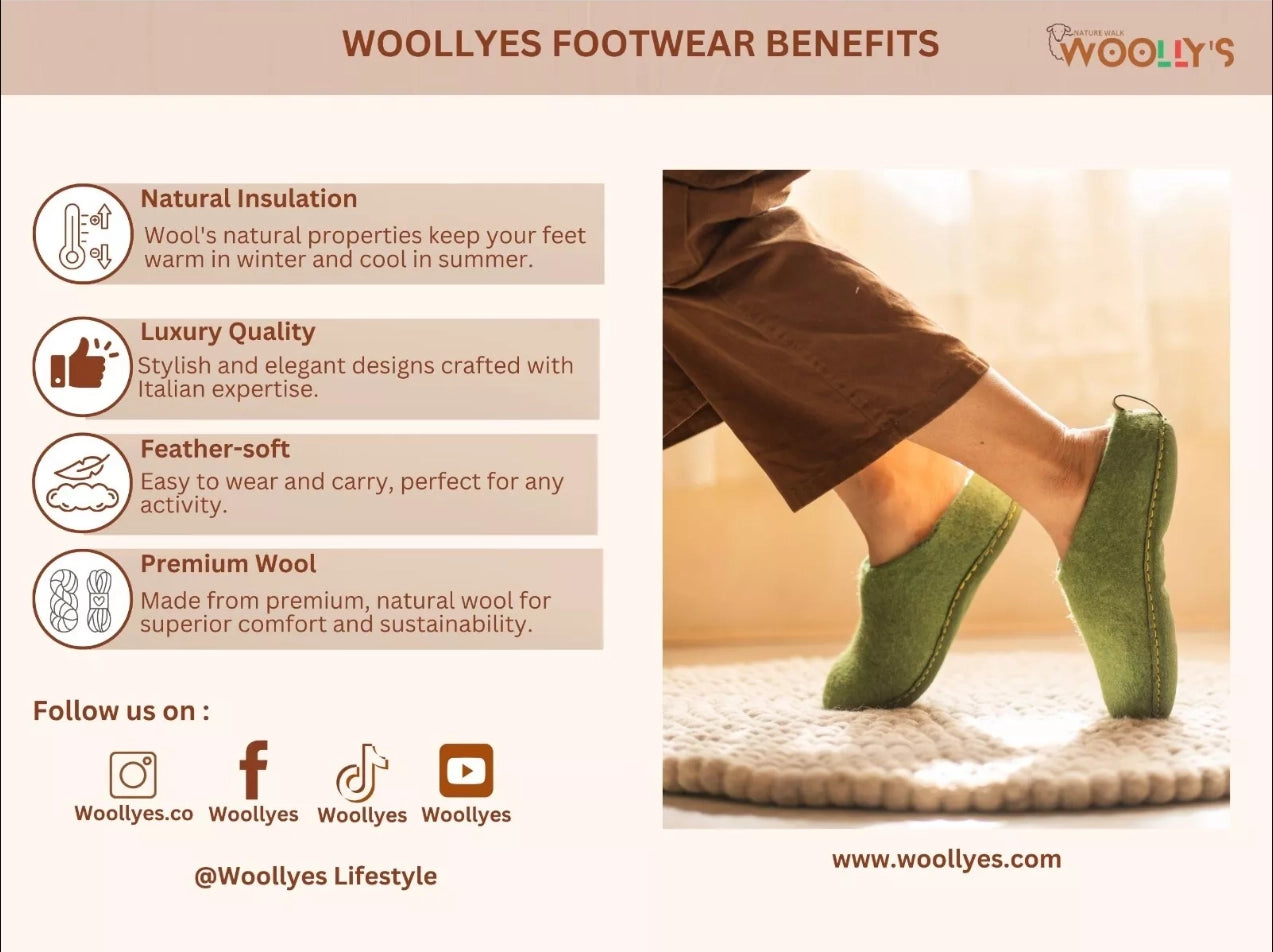 Woollyes Indoor Wool Slippers