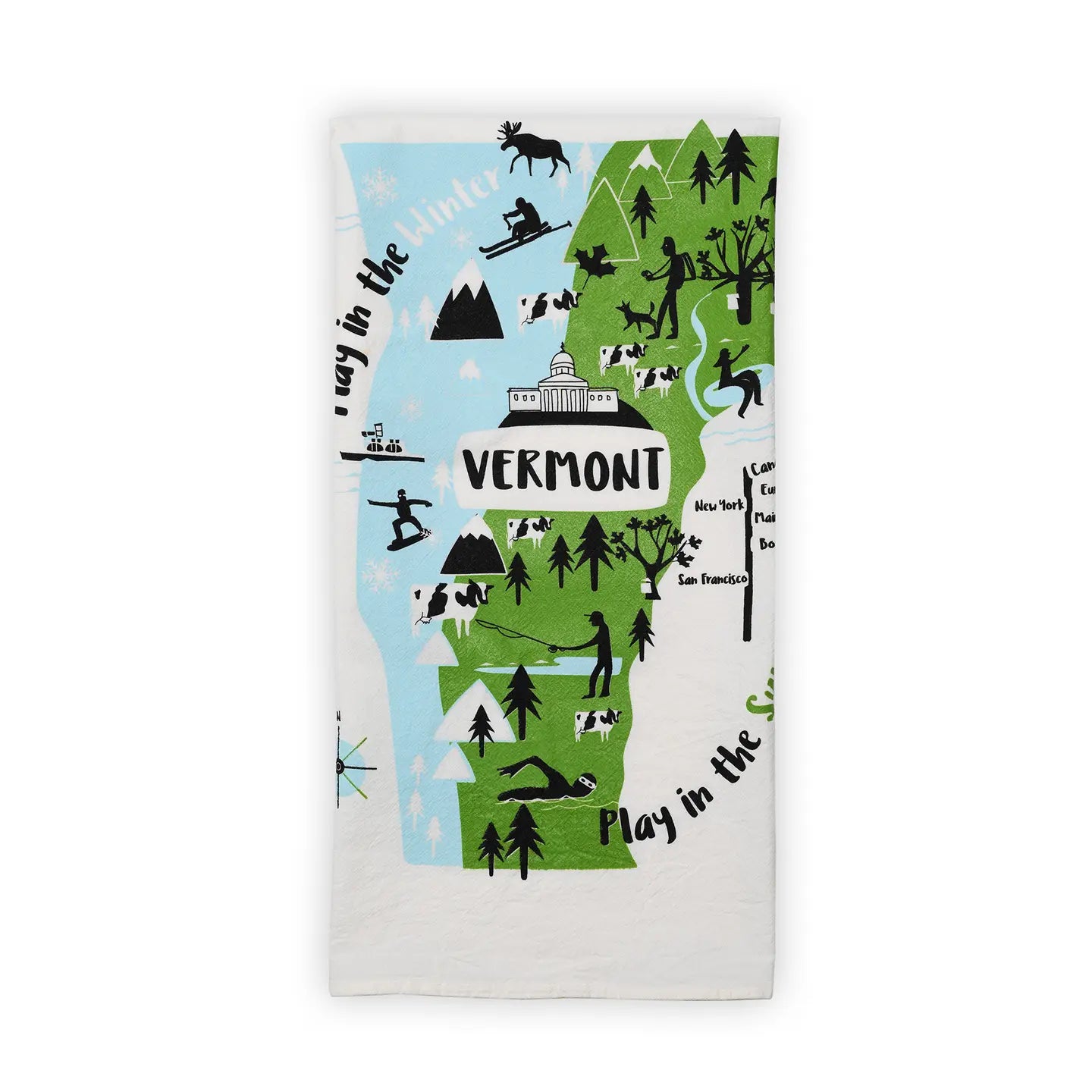 Wink Tea Towel