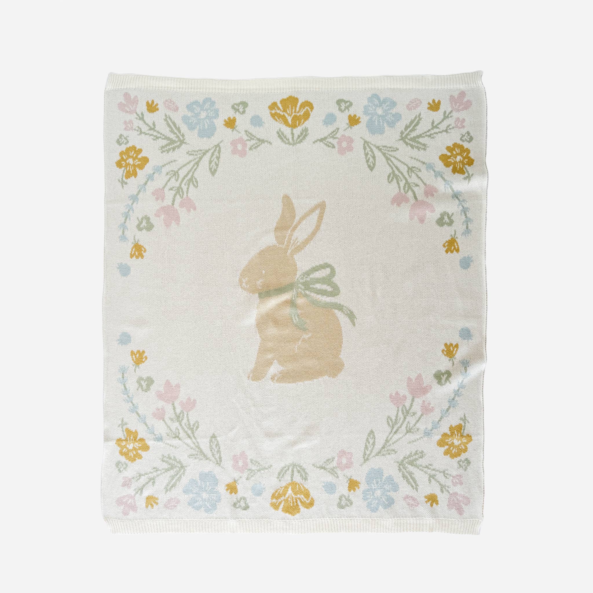 The Blueberry Hill Pastel Bunny Blanket