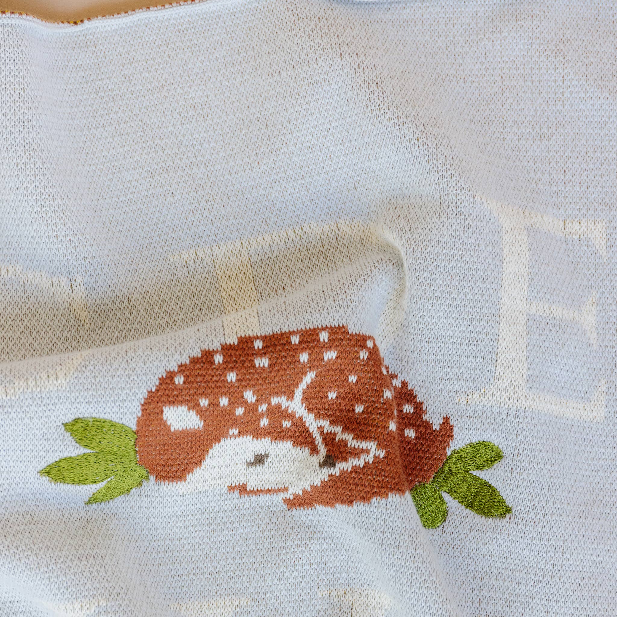 The Blueberry Hill Woodland Organic Cotton Blanket
