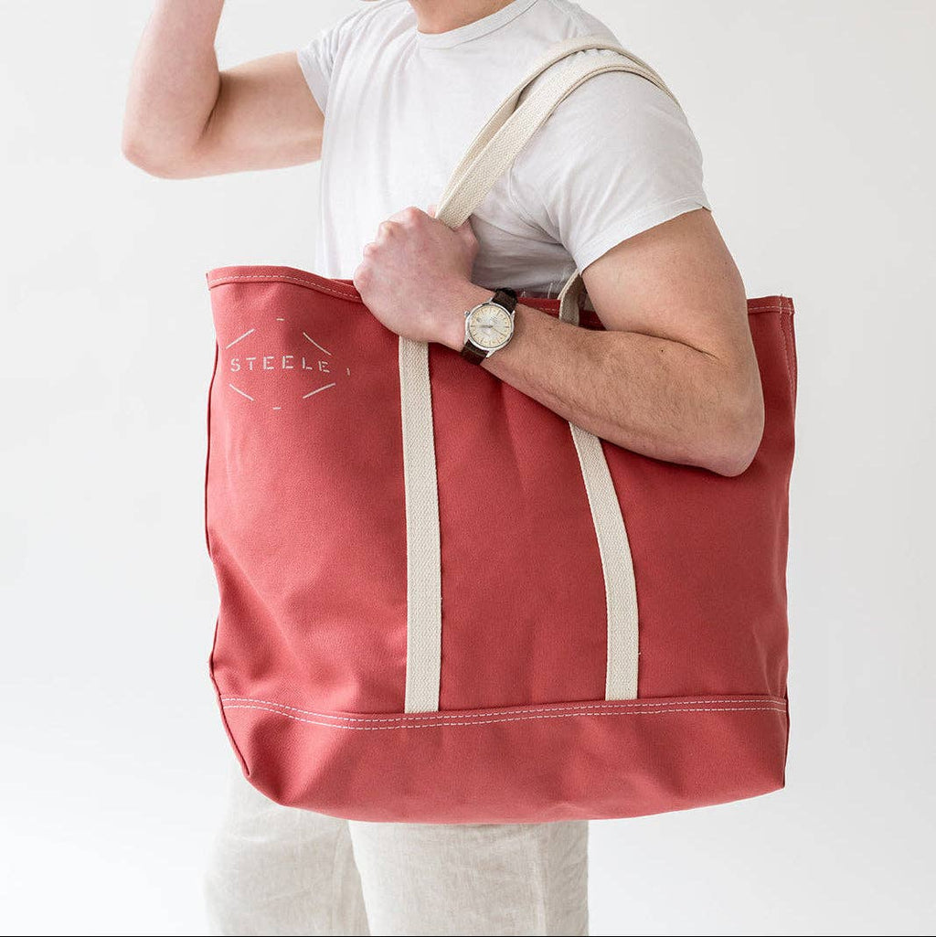 Steele Nantucket Red Tote Bag