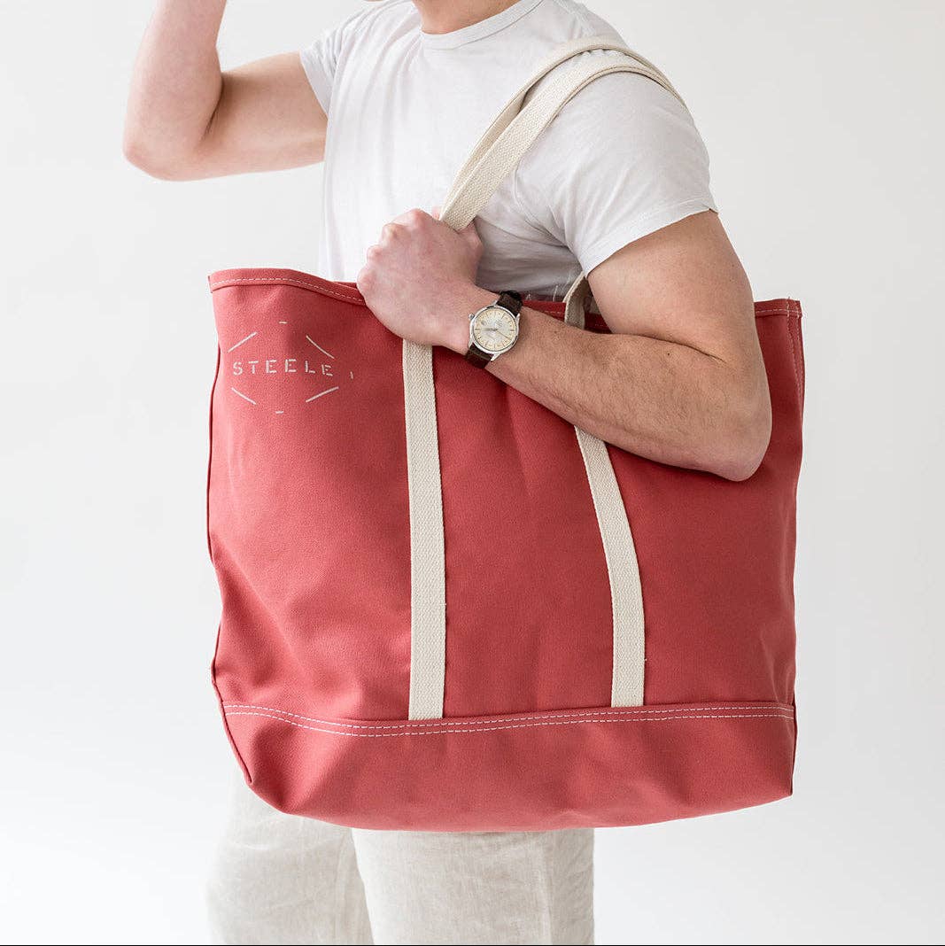Steele Nantucket Red Tote Bag