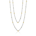 Mabel Chong Long Pyrtite Half Moon Eclipse Necklace