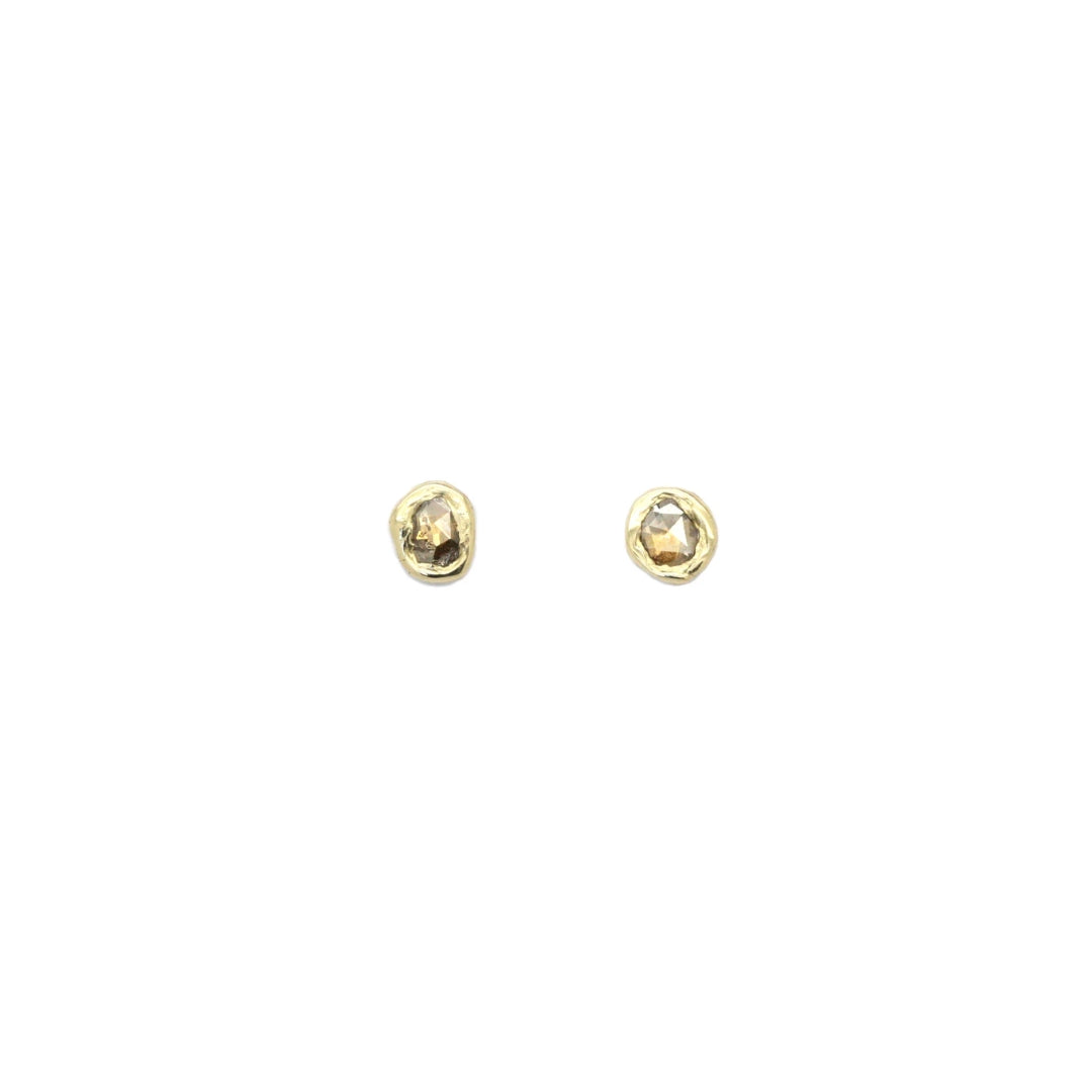 Emilie Shapiro Rose Cut Diamond Mirage Studs