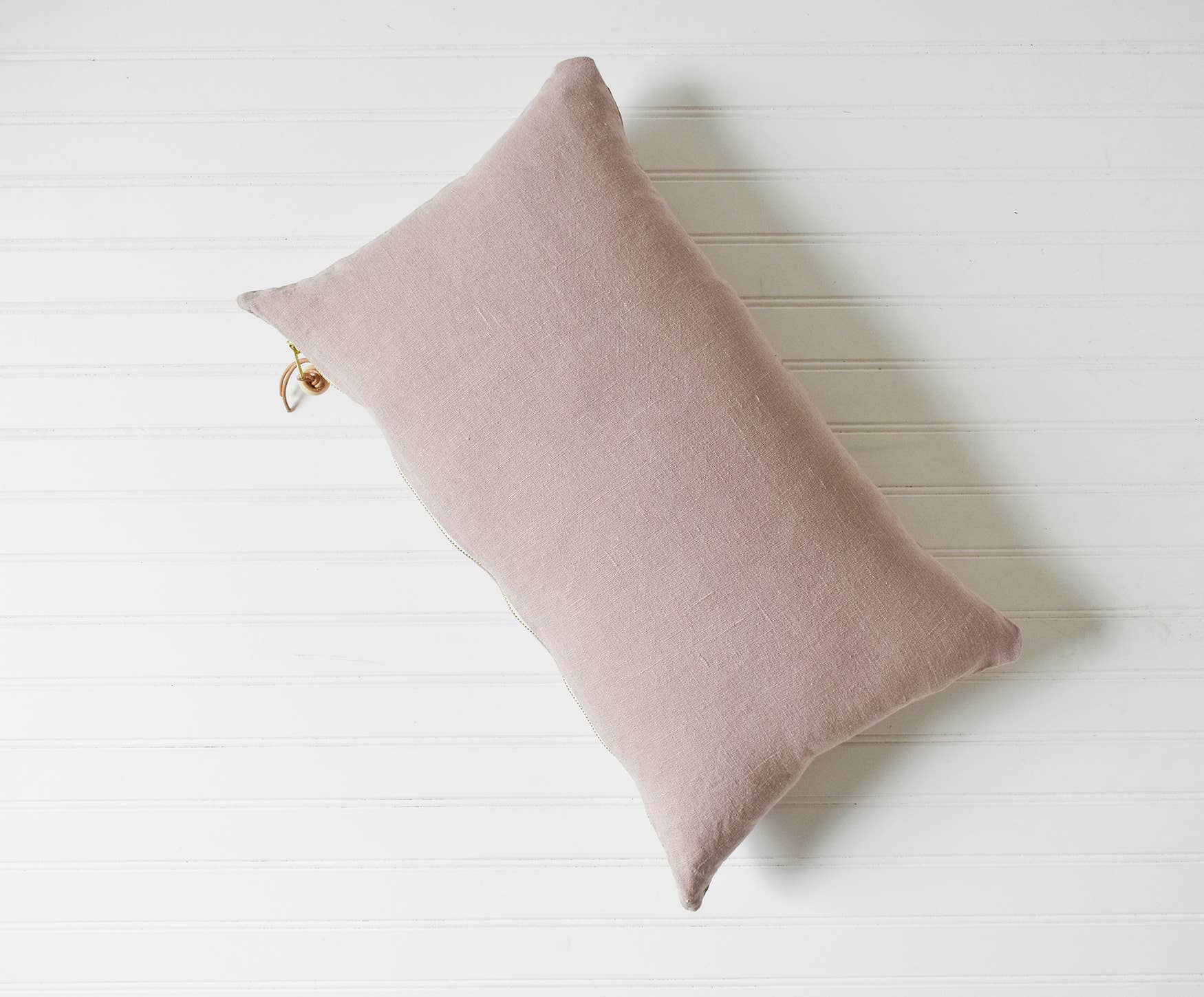 Celina Mancurti Rose Washed Linen Pillow