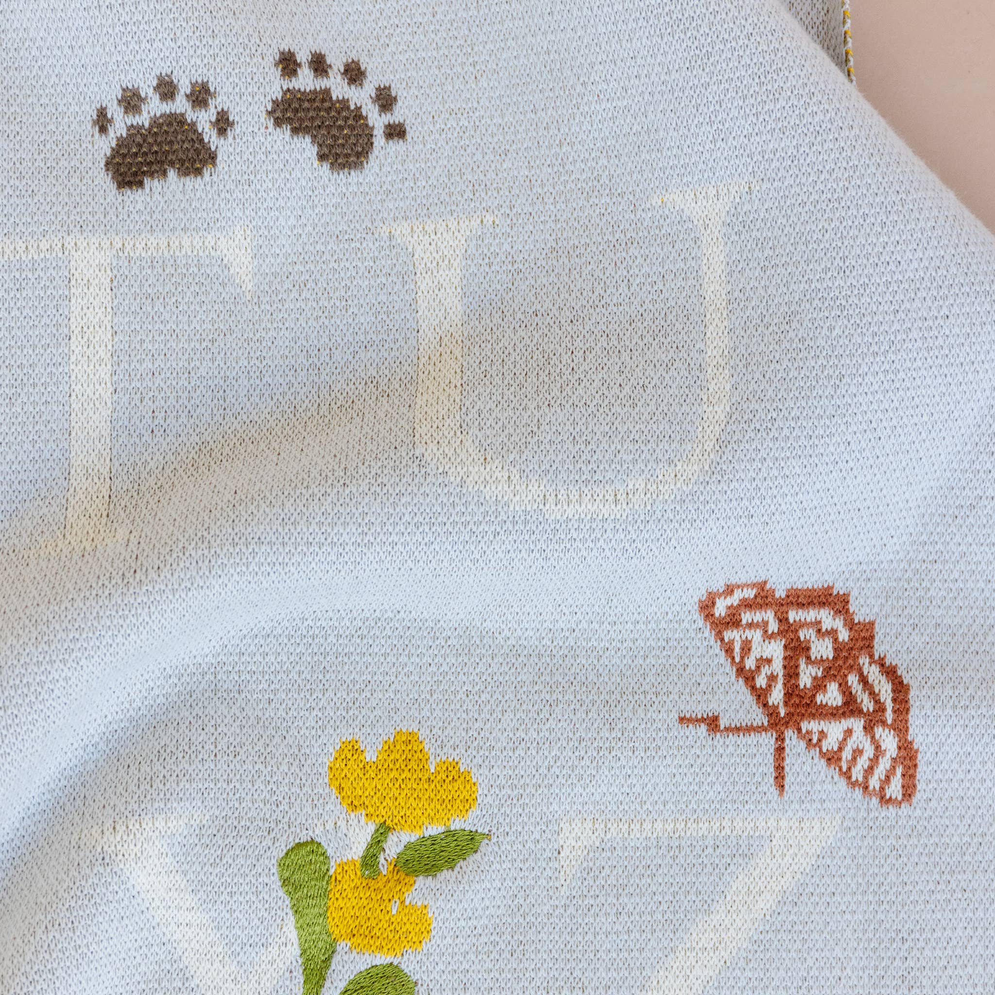 The Blueberry Hill Woodland Organic Cotton Blanket