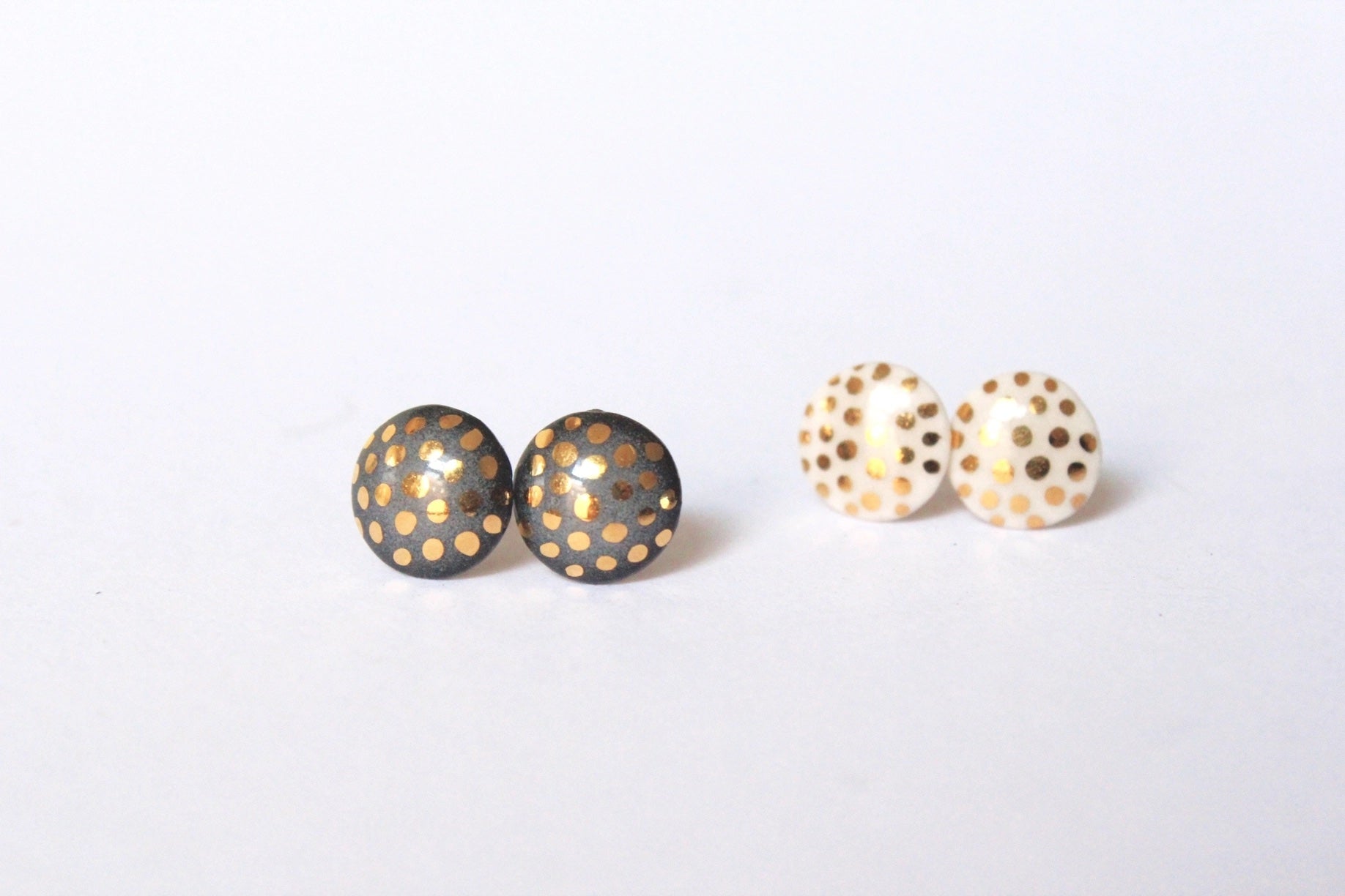 Mier Luo Ladybug Flat Studs