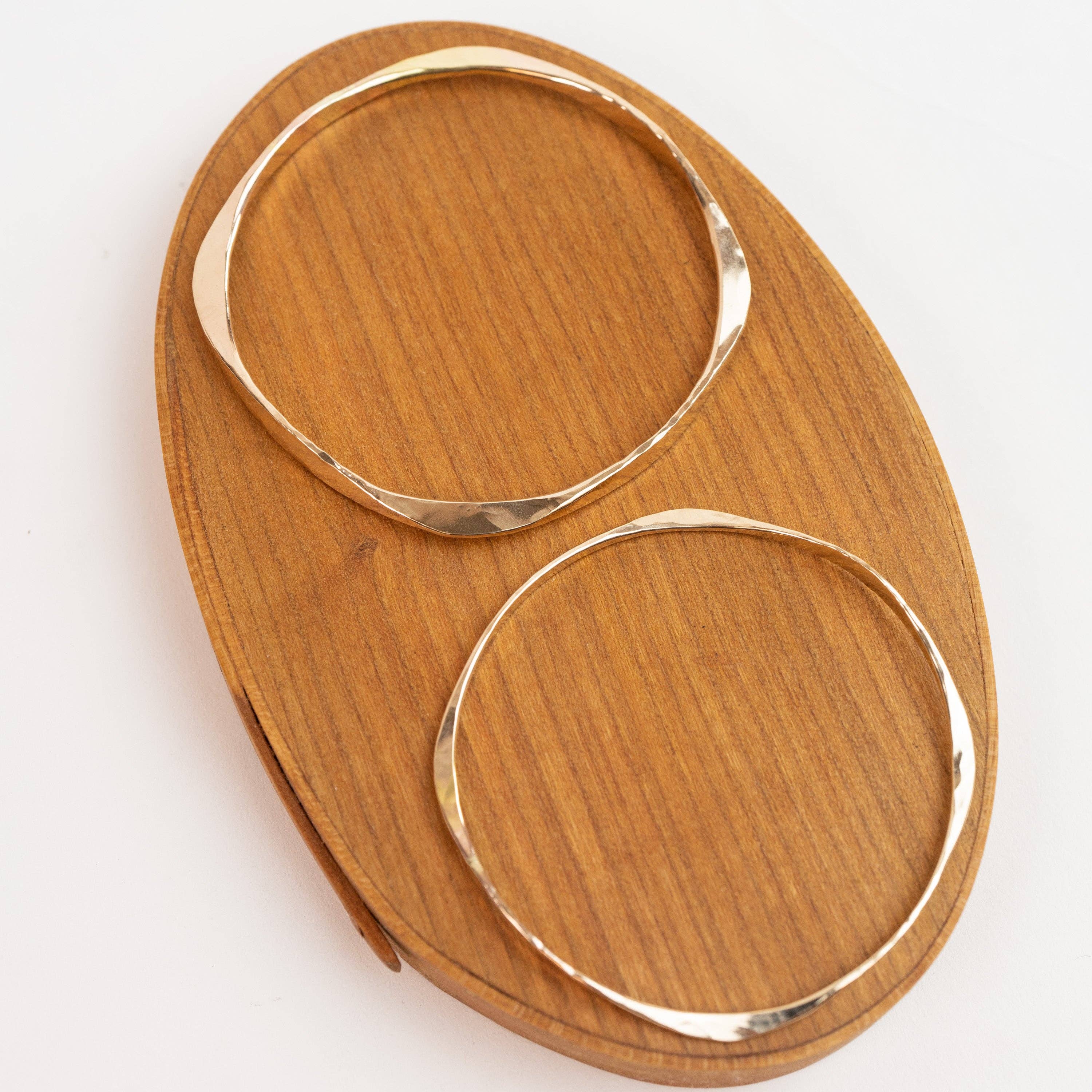 Mark Ehrmann Custom Bangle Bracelet in Gold
