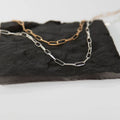Lonewolf Collective Hand Forged Half Round Chain Necklace