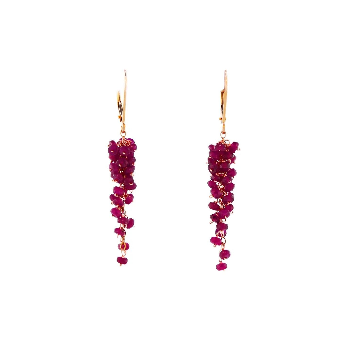 Mabel Chong Ruby Pinot Gris Earrings