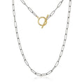 Mabel Chong Paperclip Toggle Necklace