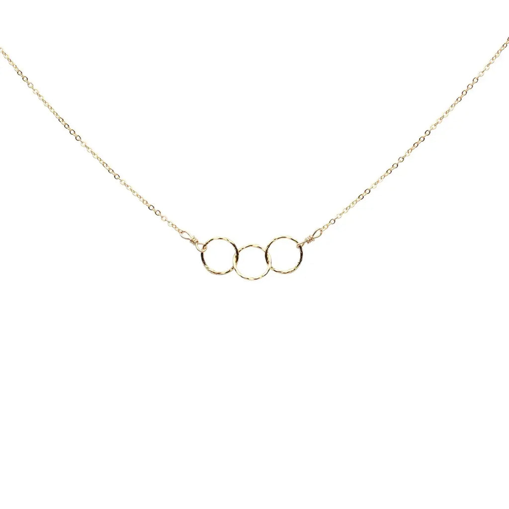 Ofina 14k GF Tiny Circles Necklace