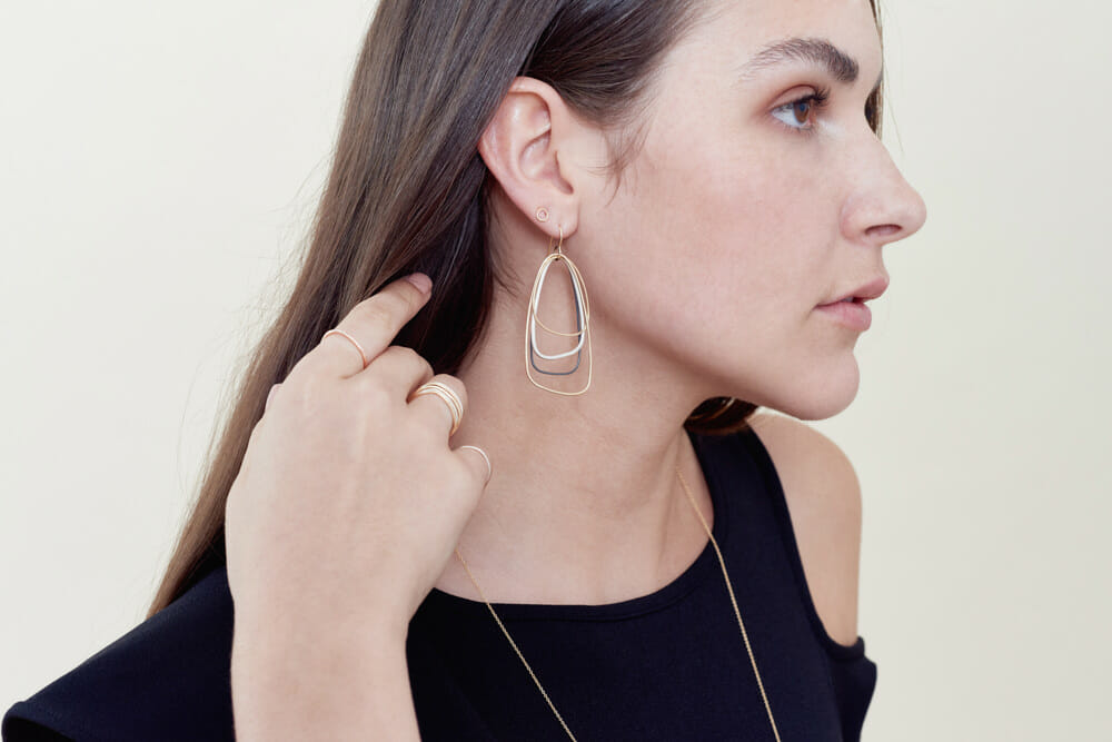 Colleen Mauer Designs Triangle Earrings