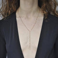 Ofina Y-Drop Long Necklace