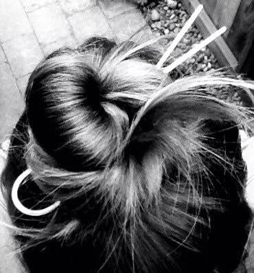 L. Greenwalt Brass Hair Pin
