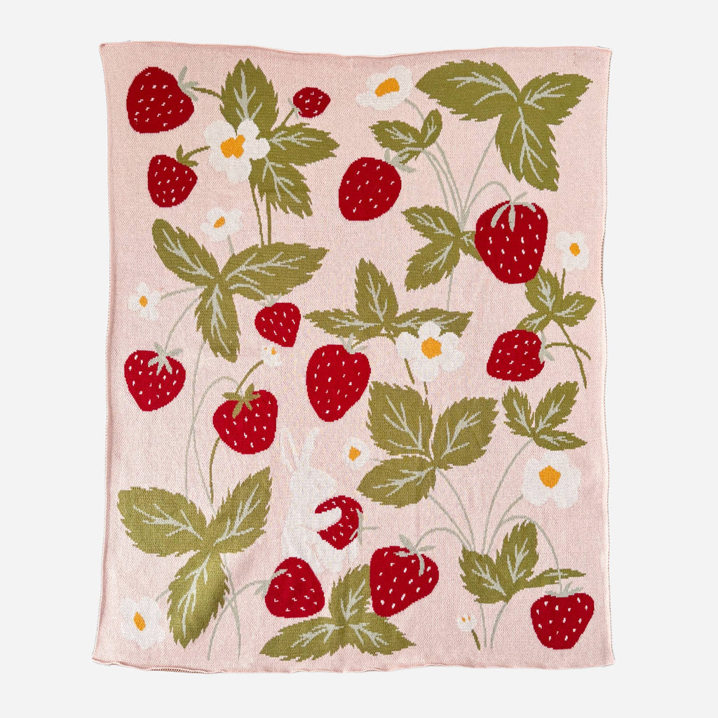 The Blueberry Hill Strawberry Blanket