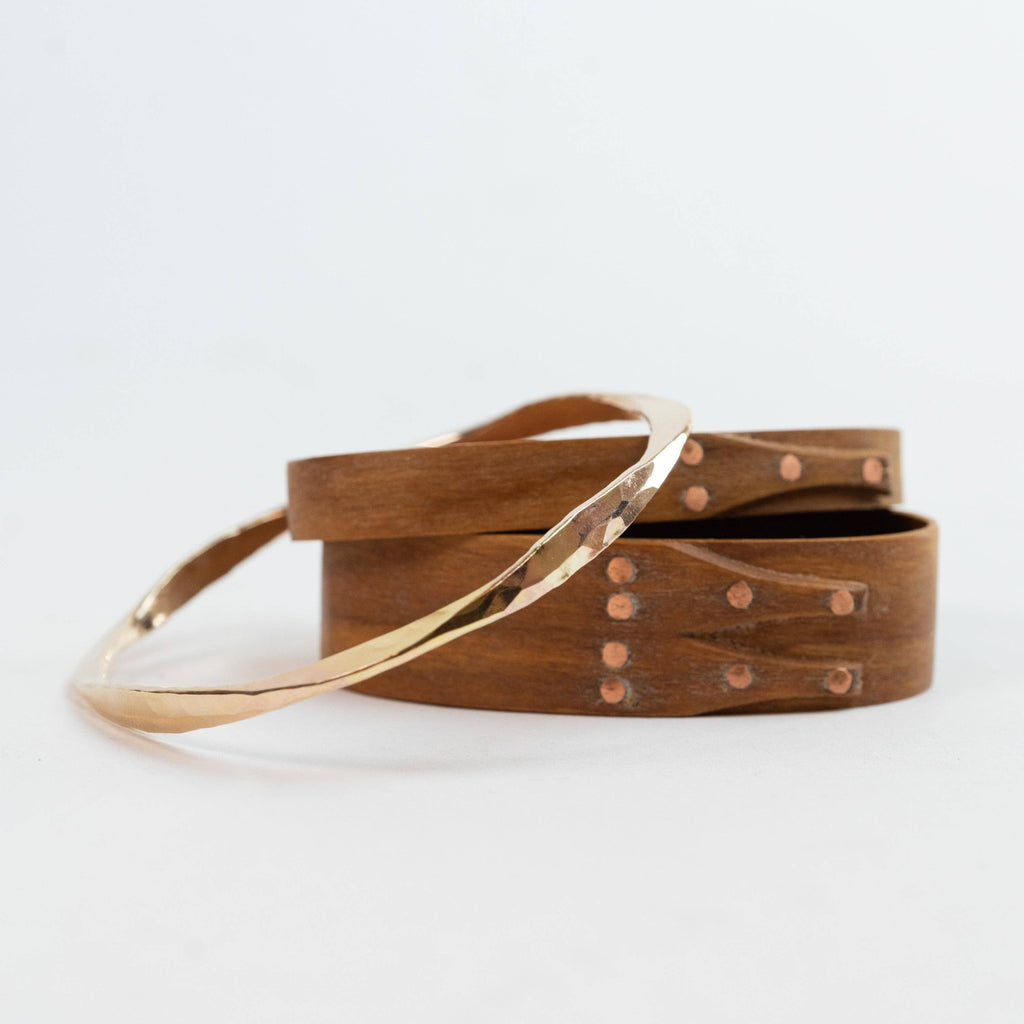 Mark Ehrmann Custom Bangle Bracelet in Gold