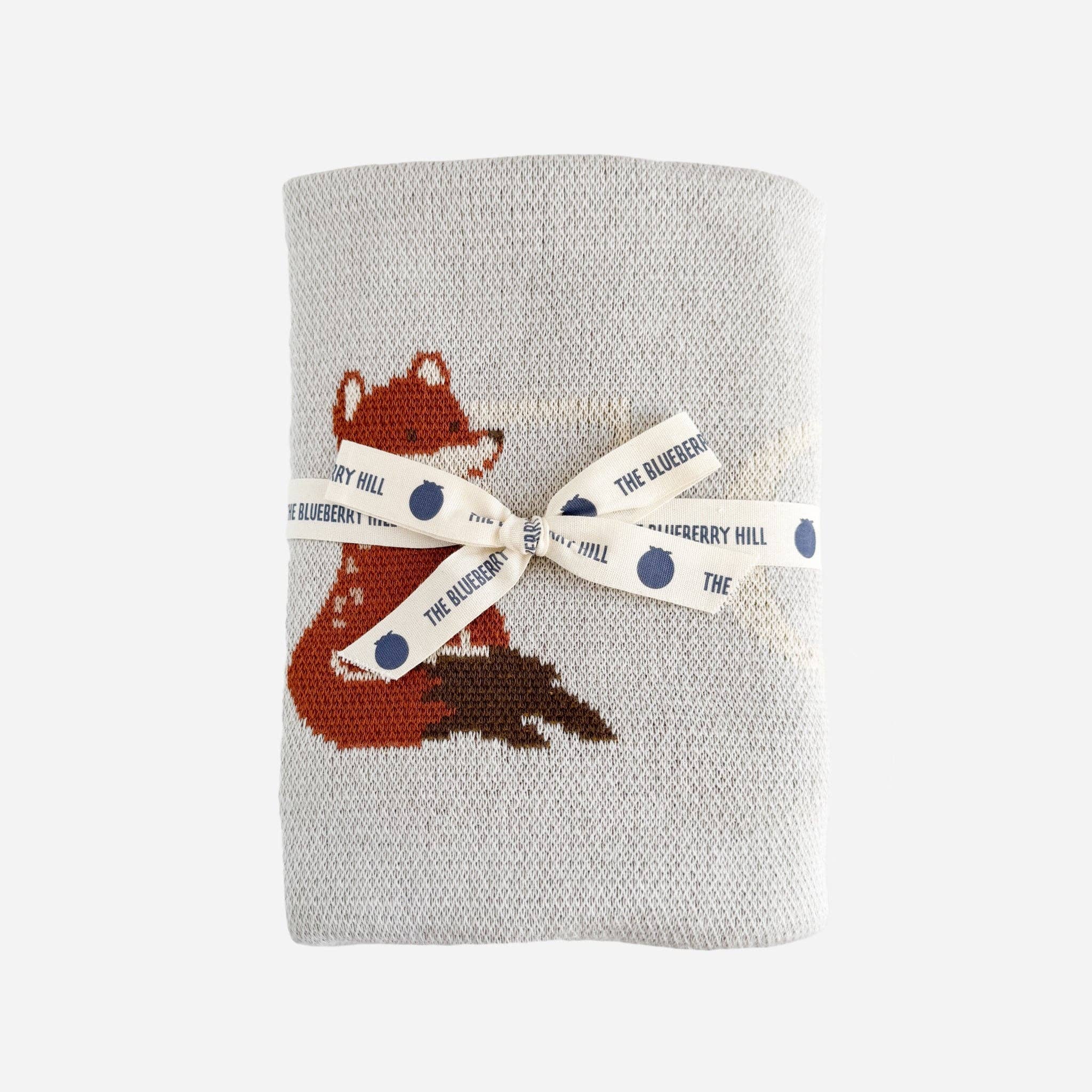 The Blueberry Hill Woodland Organic Cotton Blanket