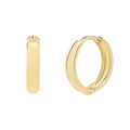 Ofina 10k Solid Gold Bold Huggies