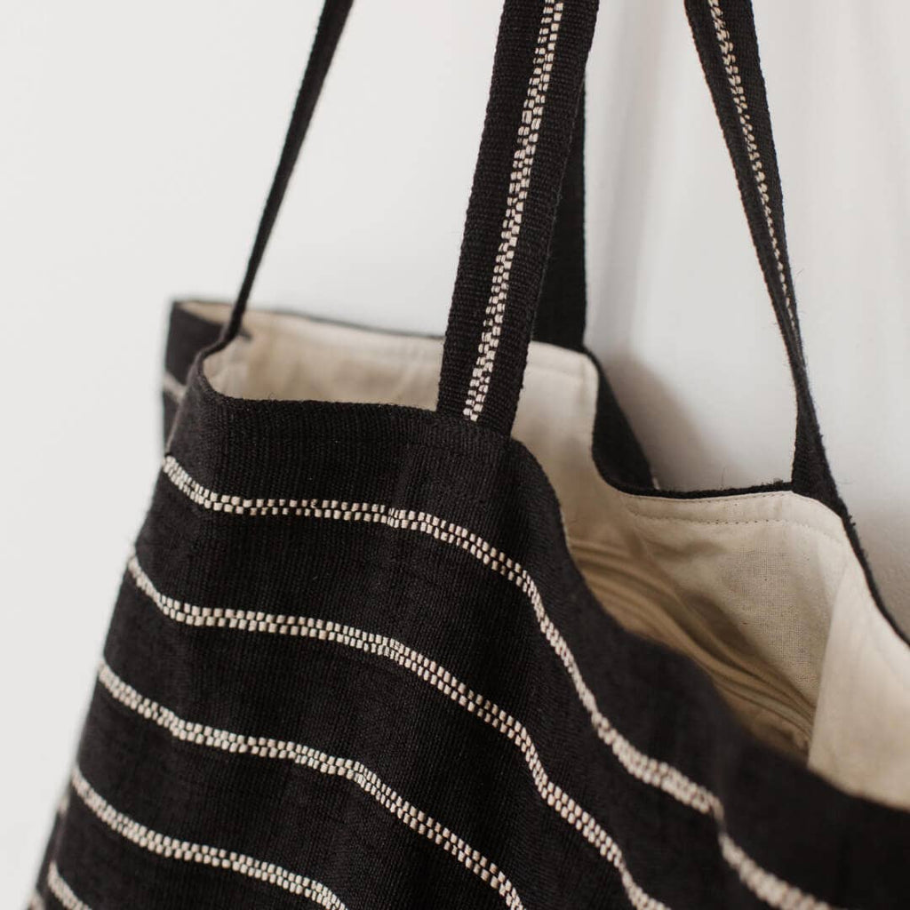 Will & Atlas Black Striped Chloe Bag
