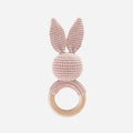 The Blueberry Hill Pink Bunny Rattle