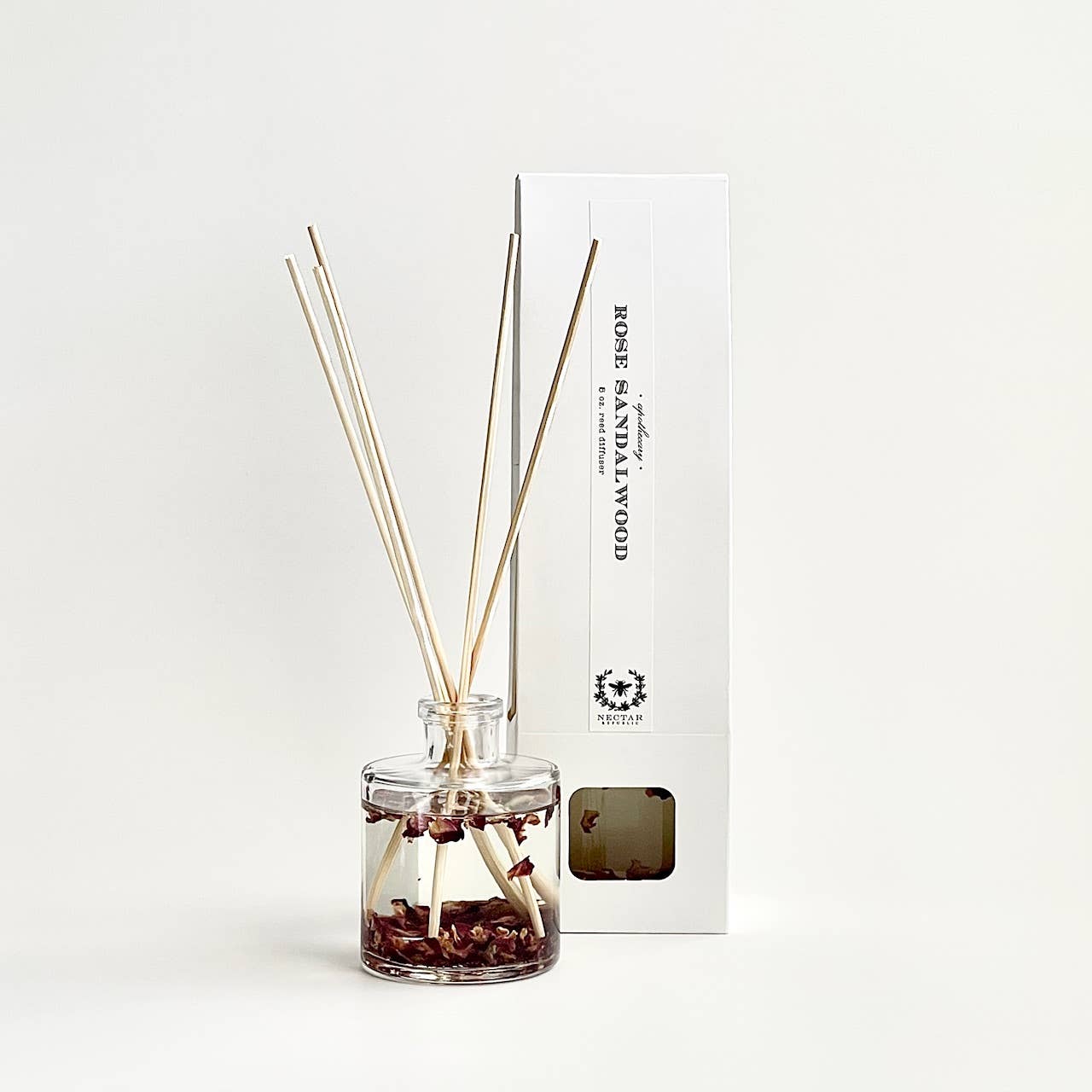 Nectar Republic Rose Sandalwood Reed Diffuser