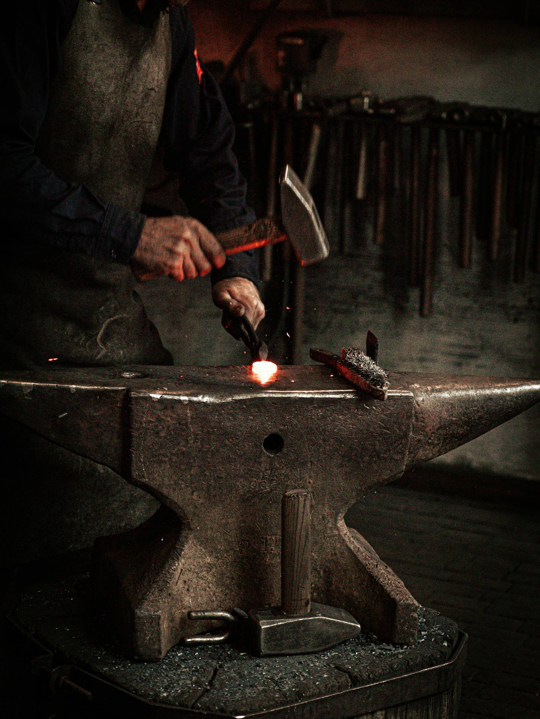Creative Women Hand-Forged Iron Candle Stands | Set of 3