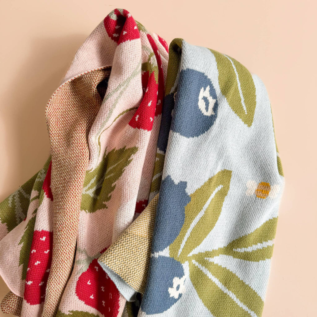 The Blueberry Hill Strawberry Blanket