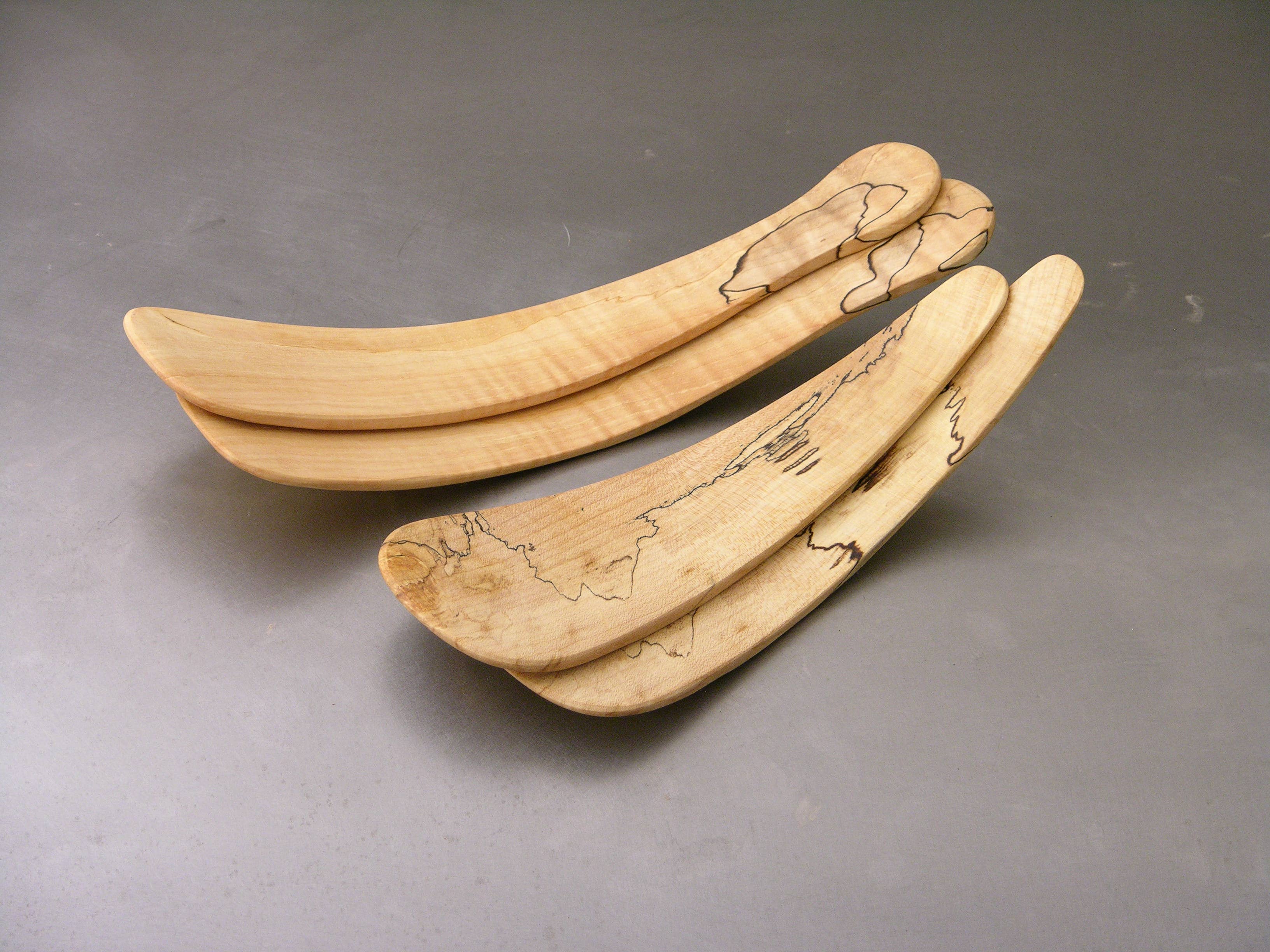 Petermans 9" Spalted Maple Salad Tossers
