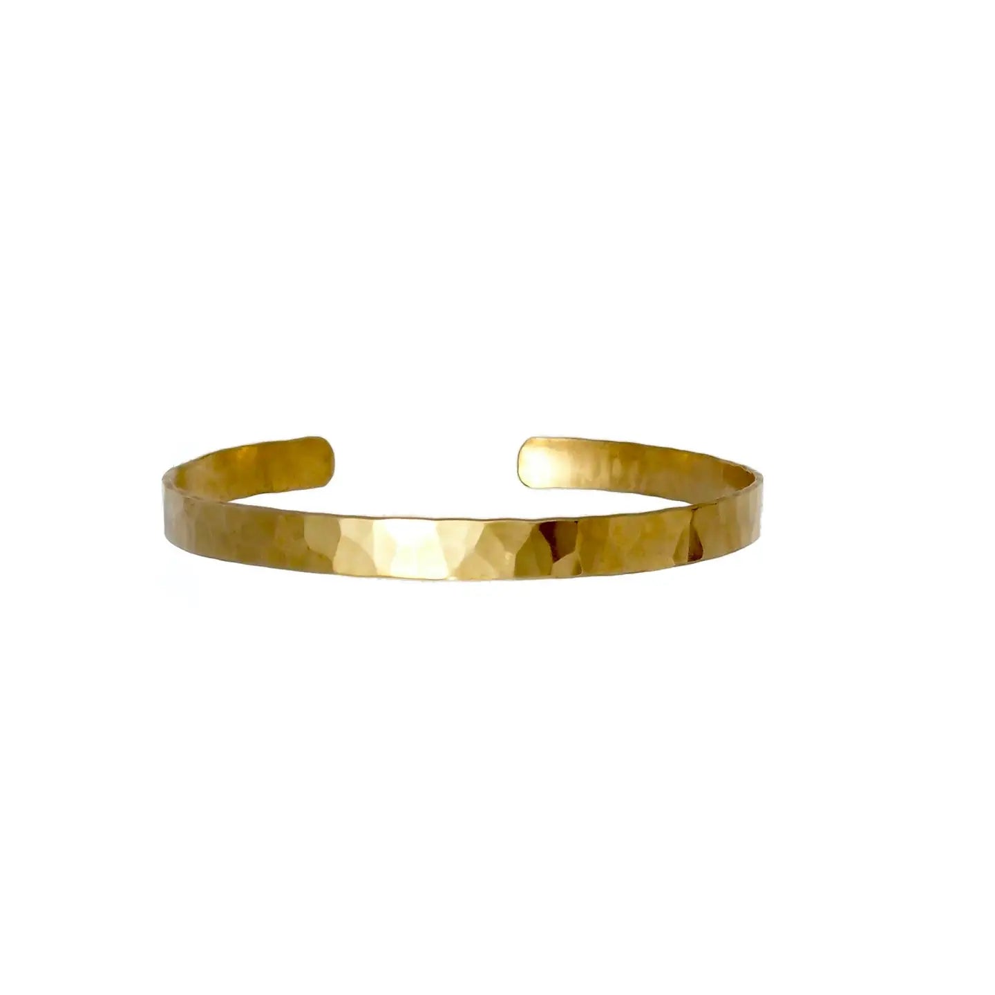 Carolyn Keys Medium Wide Hammered Cuff