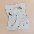 The Blueberry Hill Woodland Organic Cotton Blanket