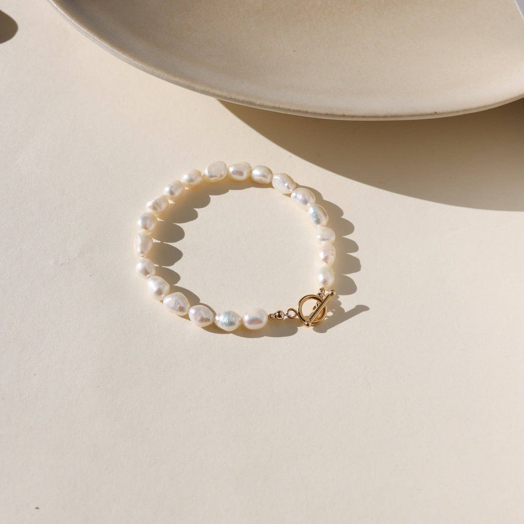 Token Pearl Muse Toggle Bracelet
