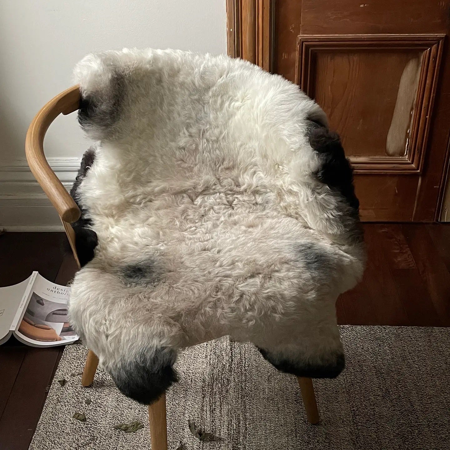 Black Sheep/White Light Sheepskin