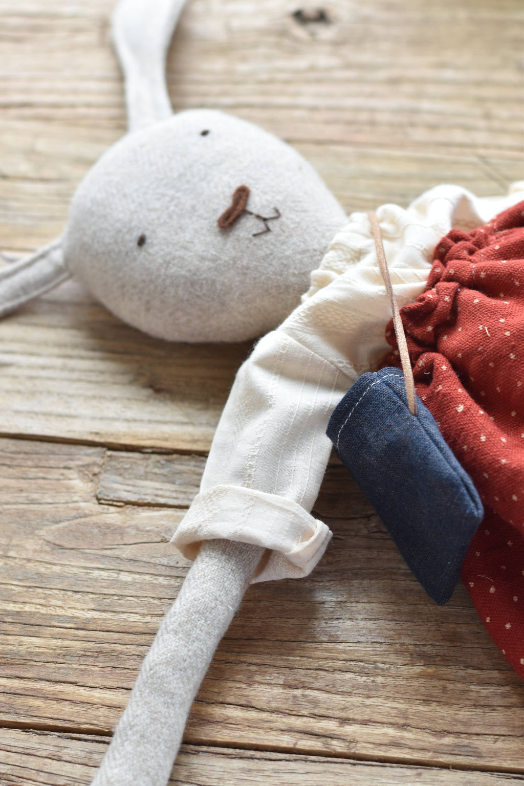 Woolgrass Ruthie the Rabbit-Dot Skirt 
