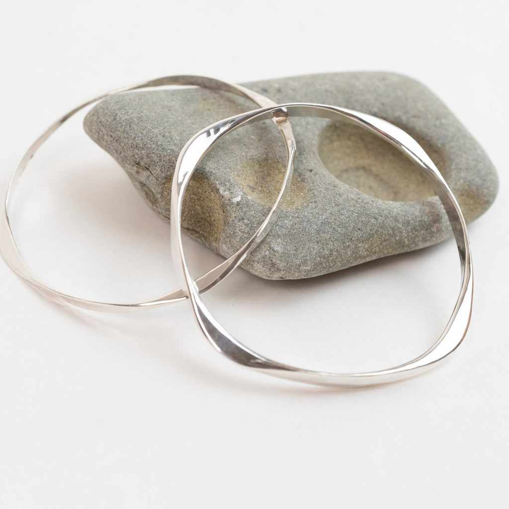 Mark Ehrmann Sterling Silver Bangle Bracelets
