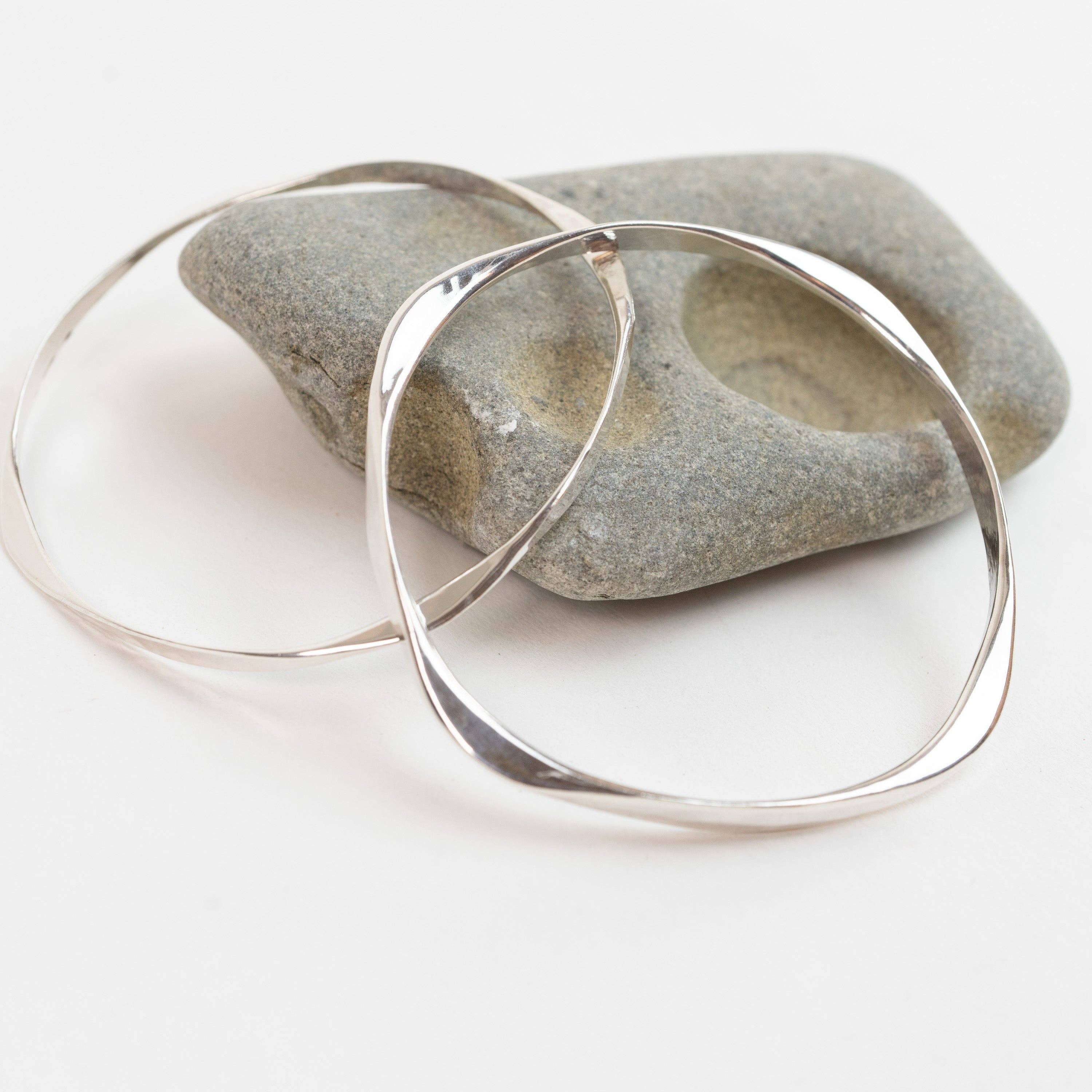 Mark Ehrmann Sterling Silver Bangle Bracelets