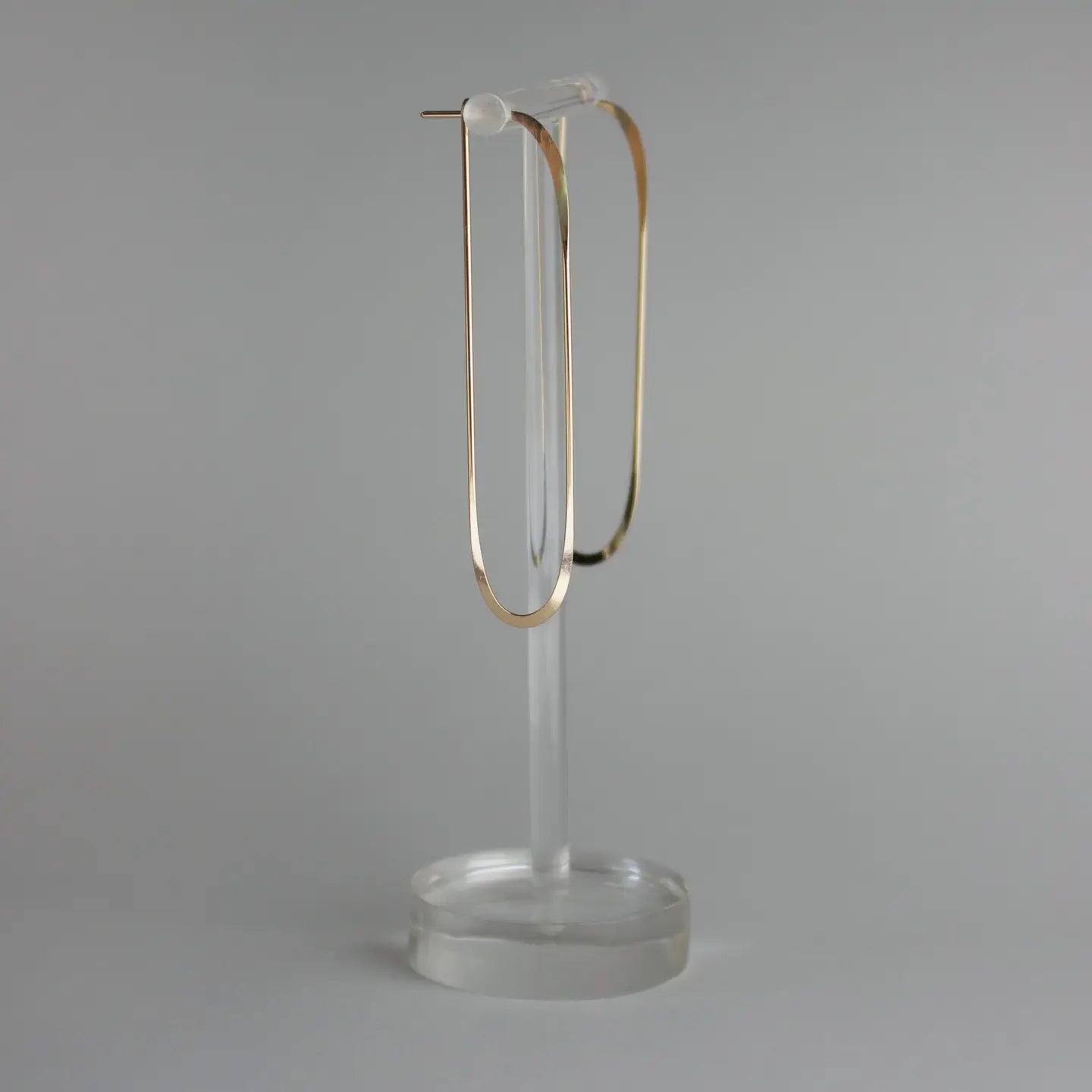 L. Greenwalt Long Oval Earrings