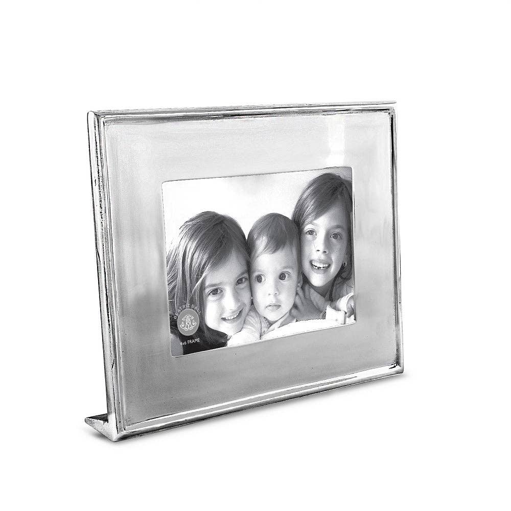 Beatriz Ball Horizontal 4x6 Silver Frame