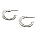 Mana Made Silver Hoop Earrings